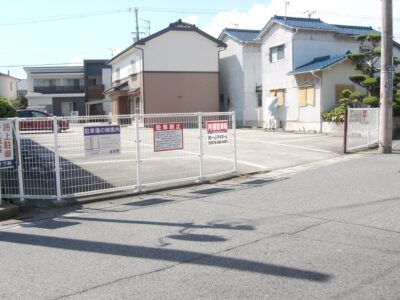 田寺の月極駐車場